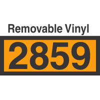 UN2859 Removable Vinyl DOT Orange Panel