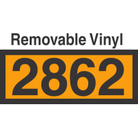 UN2862 Removable Vinyl DOT Orange Panel