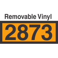 UN2873 Removable Vinyl DOT Orange Panel