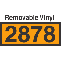 UN2878 Removable Vinyl DOT Orange Panel