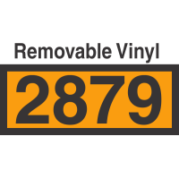 UN2879 Removable Vinyl DOT Orange Panel