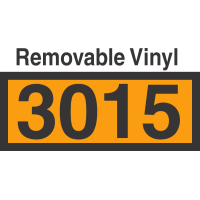 UN3015 Removable Vinyl DOT Orange Panel