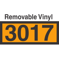 UN3017 Removable Vinyl DOT Orange Panel