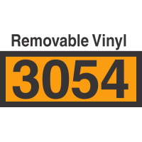 UN3054 Removable Vinyl DOT Orange Panel