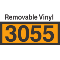 UN3055 Removable Vinyl DOT Orange Panel