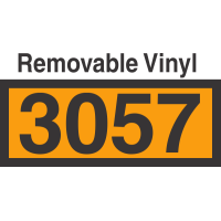 UN3057 Removable Vinyl DOT Orange Panel