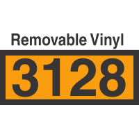 UN3128 Removable Vinyl DOT Orange Panel