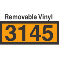 UN3145 Removable Vinyl DOT Orange Panel