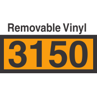 UN3150 Removable Vinyl DOT Orange Panel