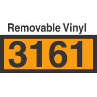 UN3161 Removable Vinyl DOT Orange Panel