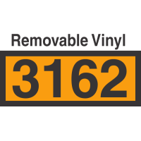 UN3162 Removable Vinyl DOT Orange Panel