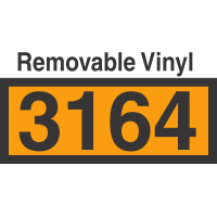 UN3164 Removable Vinyl DOT Orange Panel