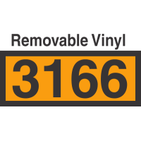 UN3166 Removable Vinyl DOT Orange Panel