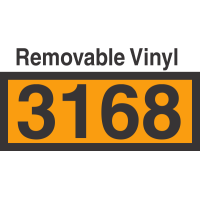 UN3168 Removable Vinyl DOT Orange Panel