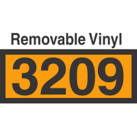 UN3209 Removable Vinyl DOT Orange Panel