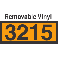 UN3215 Removable Vinyl DOT Orange Panel