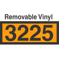 UN3225 Removable Vinyl DOT Orange Panel