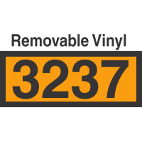 UN3237 Removable Vinyl DOT Orange Panel