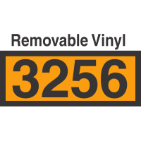 UN3256 Removable Vinyl DOT Orange Panel