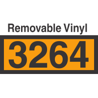 UN3264 Removable Vinyl DOT Orange Panel