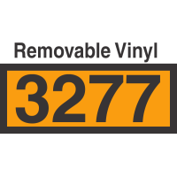 UN3277 Removable Vinyl DOT Orange Panel