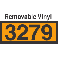 UN3279 Removable Vinyl DOT Orange Panel