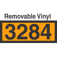 UN3284 Removable Vinyl DOT Orange Panel