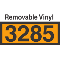 UN3285 Removable Vinyl DOT Orange Panel