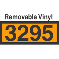 UN3295 Removable Vinyl DOT Orange Panel