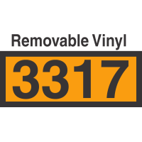 UN3317 Removable Vinyl DOT Orange Panel