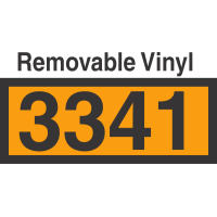 UN3341 Removable Vinyl DOT Orange Panel