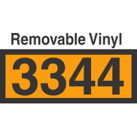 UN3344 Removable Vinyl DOT Orange Panel