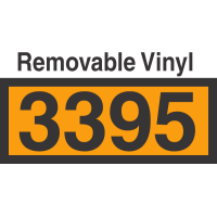 UN3395 Removable Vinyl DOT Orange Panel