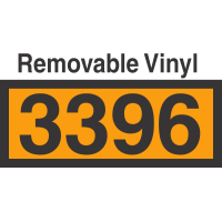 UN3396 Removable Vinyl DOT Orange Panel