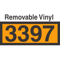 UN3397 Removable Vinyl DOT Orange Panel