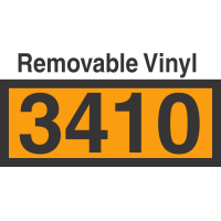 UN3410 Removable Vinyl DOT Orange Panel