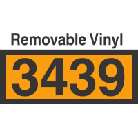 UN3439 Removable Vinyl DOT Orange Panel