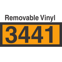 UN3441 Removable Vinyl DOT Orange Panel