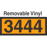 UN3444 Removable Vinyl DOT Orange Panel