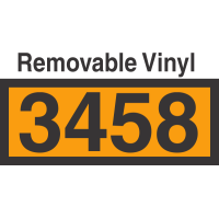 UN3458 Removable Vinyl DOT Orange Panel