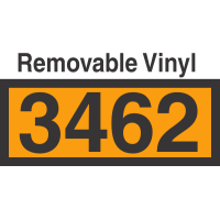 UN3462 Removable Vinyl DOT Orange Panel