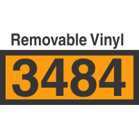 UN3484 Removable Vinyl DOT Orange Panel