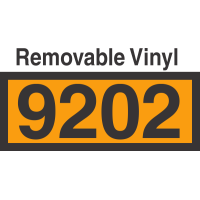 UN9202 Removable Vinyl DOT Orange Panel