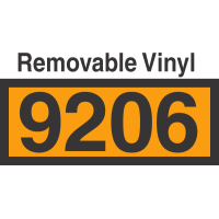 UN9206 Removable Vinyl DOT Orange Panel