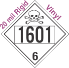 Poison Toxic Class 6.1 UN1601 20mil Rigid Vinyl DOT Placard
