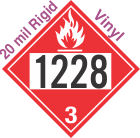 Flammable Class 3 UN1228 20mil Rigid Vinyl DOT Placard