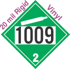 Non-Flammable Gas Class 2.2 UN1009 20mil Rigid Vinyl DOT Placard