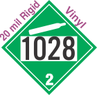 Non-Flammable Gas Class 2.2 UN1028 20mil Rigid Vinyl DOT Placard