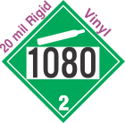 Non-Flammable Gas Class 2.2 UN1080 20mil Rigid Vinyl DOT Placard