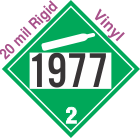Non-Flammable Gas Class 2.2 UN1977 20mil Rigid Vinyl DOT Placard